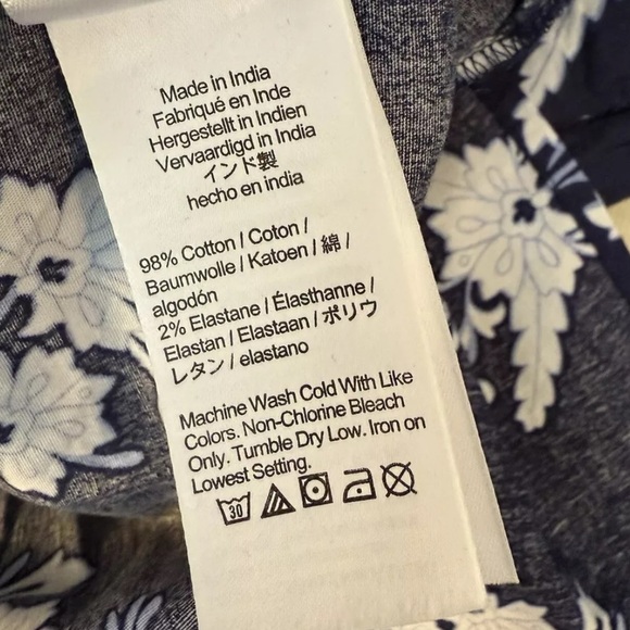 J Crew Floral Cotton Poplin Raglan Tiered Dress Size XXS - Picture 9 of 9